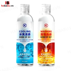 Gel bôi trơn gốc nước Kakou Cooling 200ml tăng khoái cảm chính hãng
