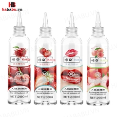 Gel bôi trơn gốc nước Kakou hương Dâu ngọt ngào 200ml chính hãng