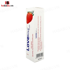 Gel bôi trơn hương dâu Love Kiss Strawberry chai 100ml chính hãng