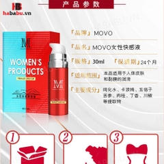 Gel bôi trơn Movo Female Orgasm 15ml tăng khoái cảm cho nữ chính hãng