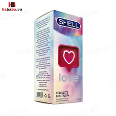 Gel bôi trơn tăng khoái cảm nữ Shell Love 50ml chính hãng