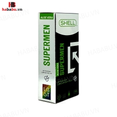 Gel bôi trơn hậu môn Shell Supermen Aloevera 90ml chính hãng
