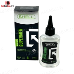 Gel bôi trơn hậu môn Shell Supermen Aloevera 90ml chính hãng