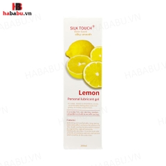Gel bôi trơn hương chanh Silk Touch Lemon 100ml chính hãng