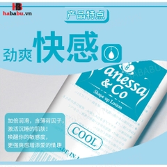 Gel bôi trơn Vanessa & Co Cold tinh chất bạc hà 200ml chính hãng