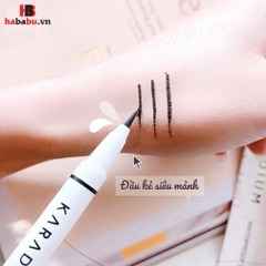 Kẻ mắt Karadium Waterproof Brush Liner 11gr chính hãng