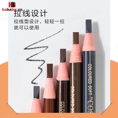 Chì xé kẻ mày Coloured Soft Cosmetic Art Eyebrow Pencil 1gr chính hãng