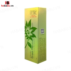 Kem chống nắng Cellio Green Tea Whitening Sun Cream 70gr chính hãng