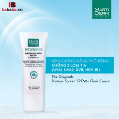 Kem chống nắng Marti Derm The Originals Fluid Cream 40ml chính hãng