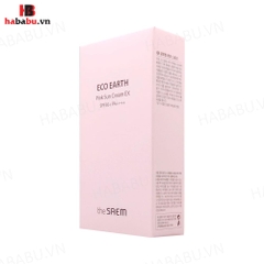 Kem chống nắng The Saem Eco Earth Pink Sun Cream Ex 50ml chính hãng