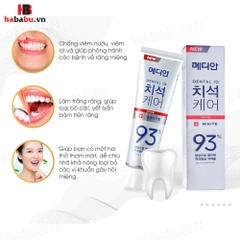 Kem đánh răng Median Dental IQ 93% White màu trắng 120gr chính hãng