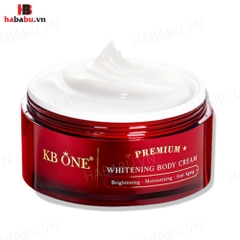 Kem Body KB One Sữa Tuyết Whitening Body Cream Premium 100gr chính hãng