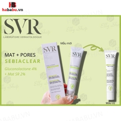 Kem dưỡng SVR Sebiaclear Gluconolactone 4% + Mat SR 2% 40ml chính hãng