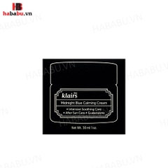 Kem dưỡng da Dear Klairs Midnight Blue Calming Cream 30ml chính hãng