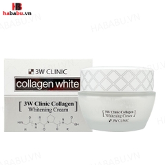 Kem dưỡng trắng da 3W Clinic Collagen Whitening Cream 60ml chính hãng