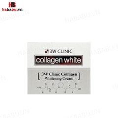 Kem dưỡng trắng da 3W Clinic Collagen Whitening Cream 60ml chính hãng