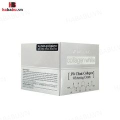 Kem dưỡng trắng da 3W Clinic Collagen Whitening Cream 60ml chính hãng