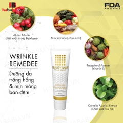 Kem dưỡng trắng da Beauty Bank Wrinkle Remedee 15gr chính hãng
