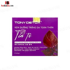 Kem dưỡng trắng da Body Tía Tô Tony Detox 180gr chính hãng