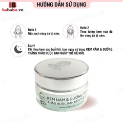 Kem nám dưỡng trắng thảo dược Dược Sĩ Liên ban đêm 12gr chính hãng