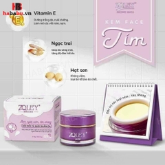 Kem dưỡng trắng Zoley Anti Wrinkles Skin Tím SPF30+ 10gr chính hãng