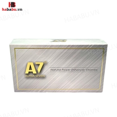Kẹo sâm tăng cường sinh lý A7 Alpha Seven hộp 10 viên chính hãng