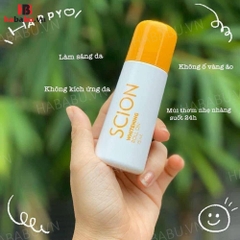 Lăn Khử Mùi Cơ Thể Scion Whitening Roll On 75ml Chính Hãng