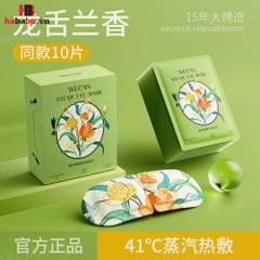 Mặt nạ mắt nóng Wecan Steam Eye thư giãn hộp 10 miếng chính hãng