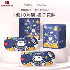 Mặt nạ mắt nóng Wecan Steam Eye thư giãn hộp 10 miếng chính hãng