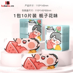 Mặt nạ mắt nóng Wecan Steam Eye thư giãn hộp 10 miếng chính hãng