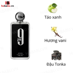 Nước hoa nam Afnan 9pm đen 100ml chính hãng