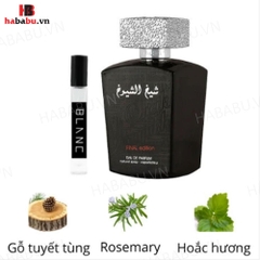 Nước hoa nam Lattafa Sheikh Shuyukh Final Edition EDP 100ml chính hãng