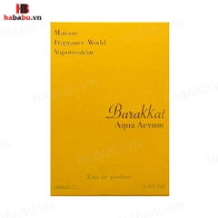 Nước hoa nữ Barakkat Aqua Aevum 100ml chính hãng