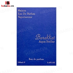 Nước hoa nữ Barakkat Aqua Stellar 100ml chính hãng