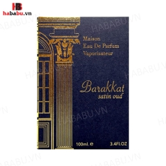 Nước hoa nữ Barakkat Satin Oud 100ml chính hãng