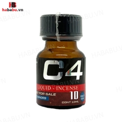 Nước ngửi Popper C4 Đỏ tăng kích thích chai 10ml chính hãng