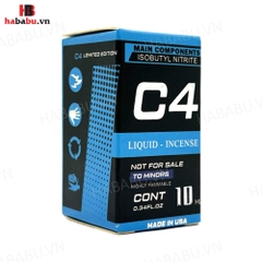 Nước ngửi Popper C4 xanh tăng kích thích chai 10ml chính hãng