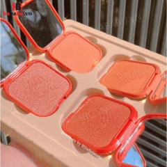 Set phấn má hồng Vuông Hasaya Girl Blusher 4 hộp chính hãng.