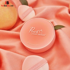 Phấn nước Black Rouge Peach Cover Velvet Cushion 14gr chính hãng