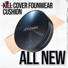 Phấn nước Clio Kill Cover Founwear All New tặng kèm lõi 15gr chính hãng.