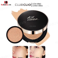 Phấn nước Clio Kill Cover Founwear All New tặng kèm lõi 15gr chính hãng.
