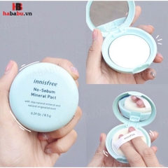 Phấn phủ dạng nén Innisfree No-Sebum Mineral Pact 8.5gr chính hãng