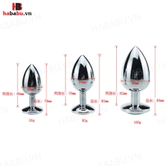 Plug hậu môn chuôi đá size M tăng khoái cảm chính hãng