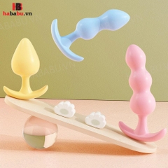 Plug hậu môn Mizz Zee silicone set 3 cái chính hãng