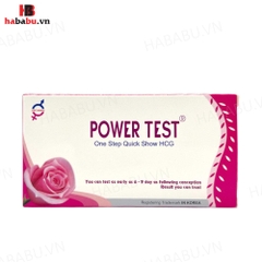 Que thử thai nhanh Power Test hộp 1 test chính hãng