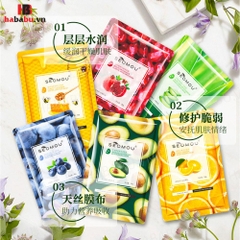 Mặt nạ dưỡng da trái cây Seomou set 10 miếng chính hãng