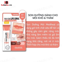 Son dưỡng Mediheal Labocare Pantenolips Healssence Coral Cam 10ml chính hãng