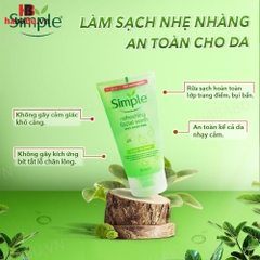 Sữa rửa mặt Simple Refreshing Facial Wash Gel 150ml chính hãng