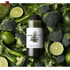 Sữa rửa mặt Wonder Bath Super Vegitoks Cleanser 300ml xanh chính hãng