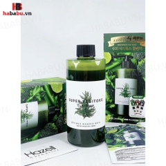 Sữa rửa mặt Wonder Bath Super Vegitoks Cleanser 300ml xanh chính hãng